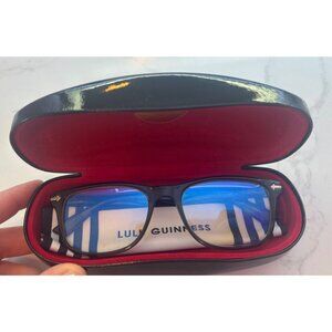 Lulu Guinness Blue Light Blocking Glasses With Case & Cleaning Cloth